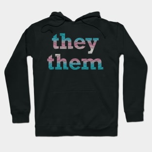 Trans Pride They Them Waves Hoodie